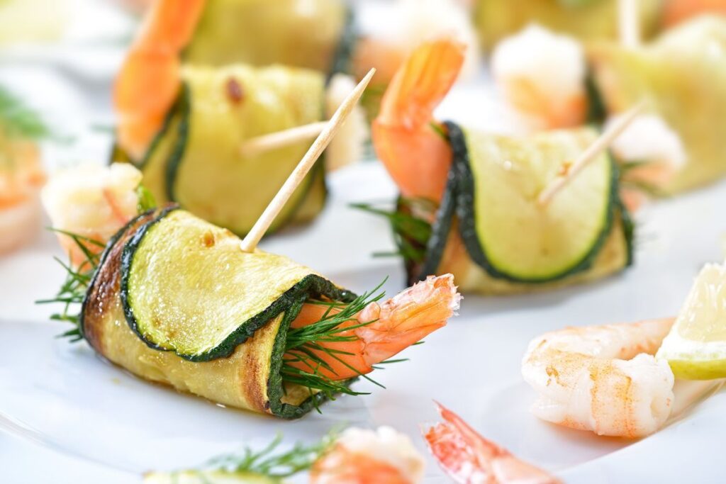 involtini di gamberi