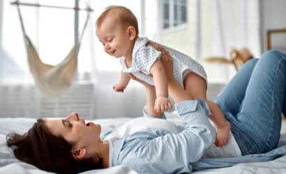 mamma con bambino